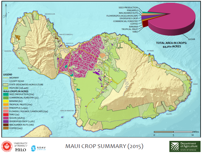 Maui crop summary