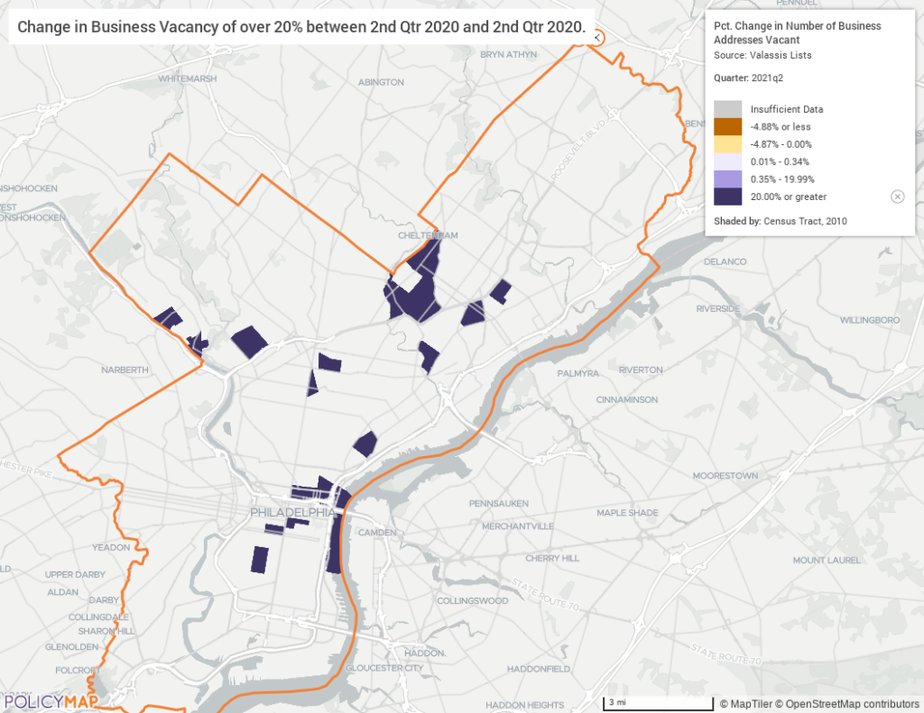 vacancy rates increased by over 20 percent