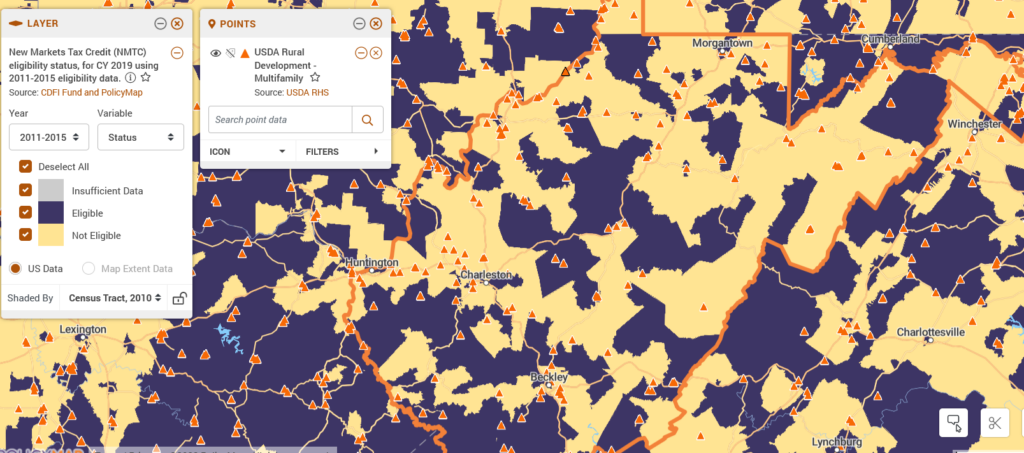 NMTC Eligibility with USDA Rural Multifamily Developments