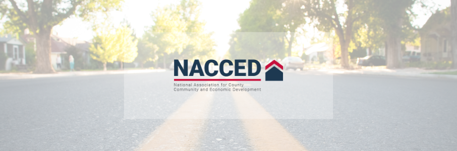 NACCED Logo over Image of Neighborhood Street
