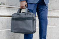 man with briefcase