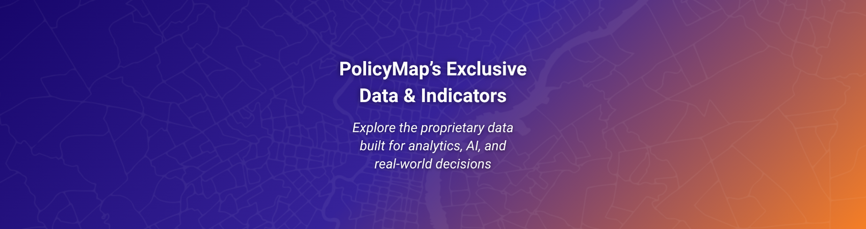 PolicyMap Office Hours: A Closer Look at PolicyMap’s Exclusive Data and Indicators